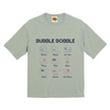 バブルボブル ビッグシルエットTシャツ セージグリーン