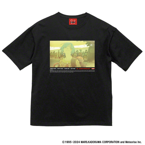 リンダキューブ 30周年記念Tシャツ 描き下ろしイラスト2024年ver. ブラック