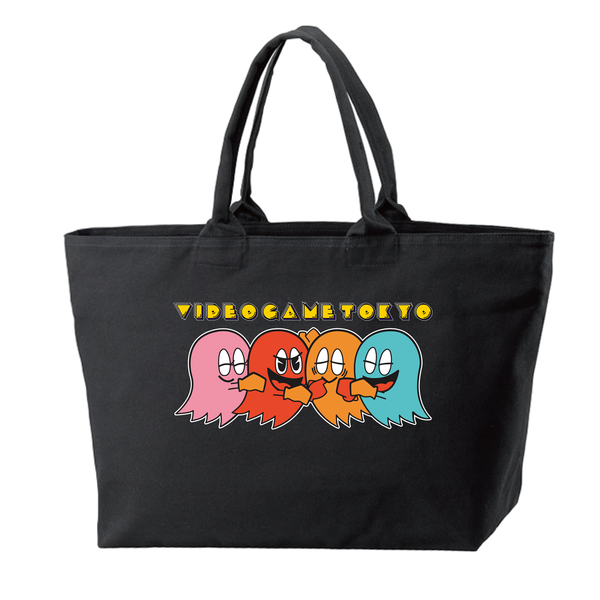 パックマン ジップ付き ビッグトートバッグ