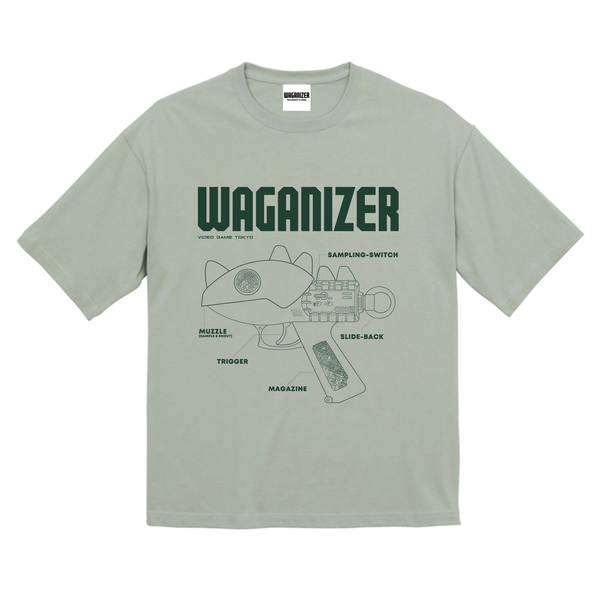 ワギャナイザー ビッグシルエットTシャツ セージグリーン