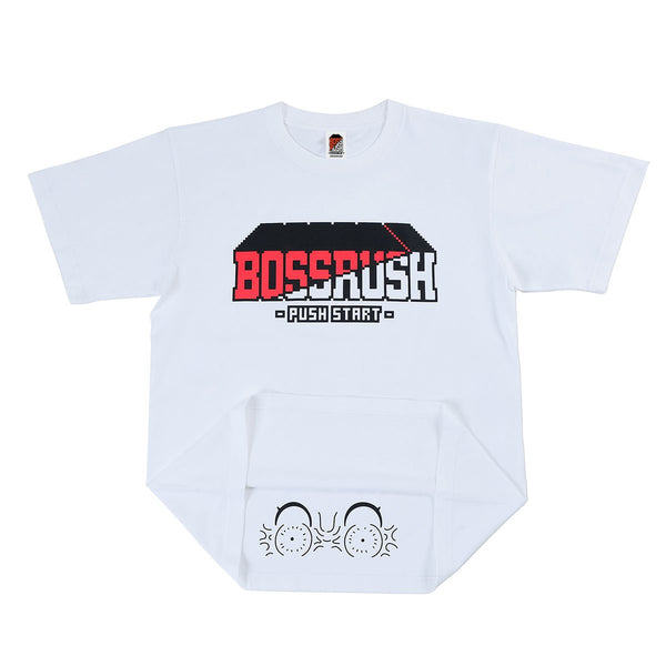 BOSSRUSH ロゴ TシャツC 白